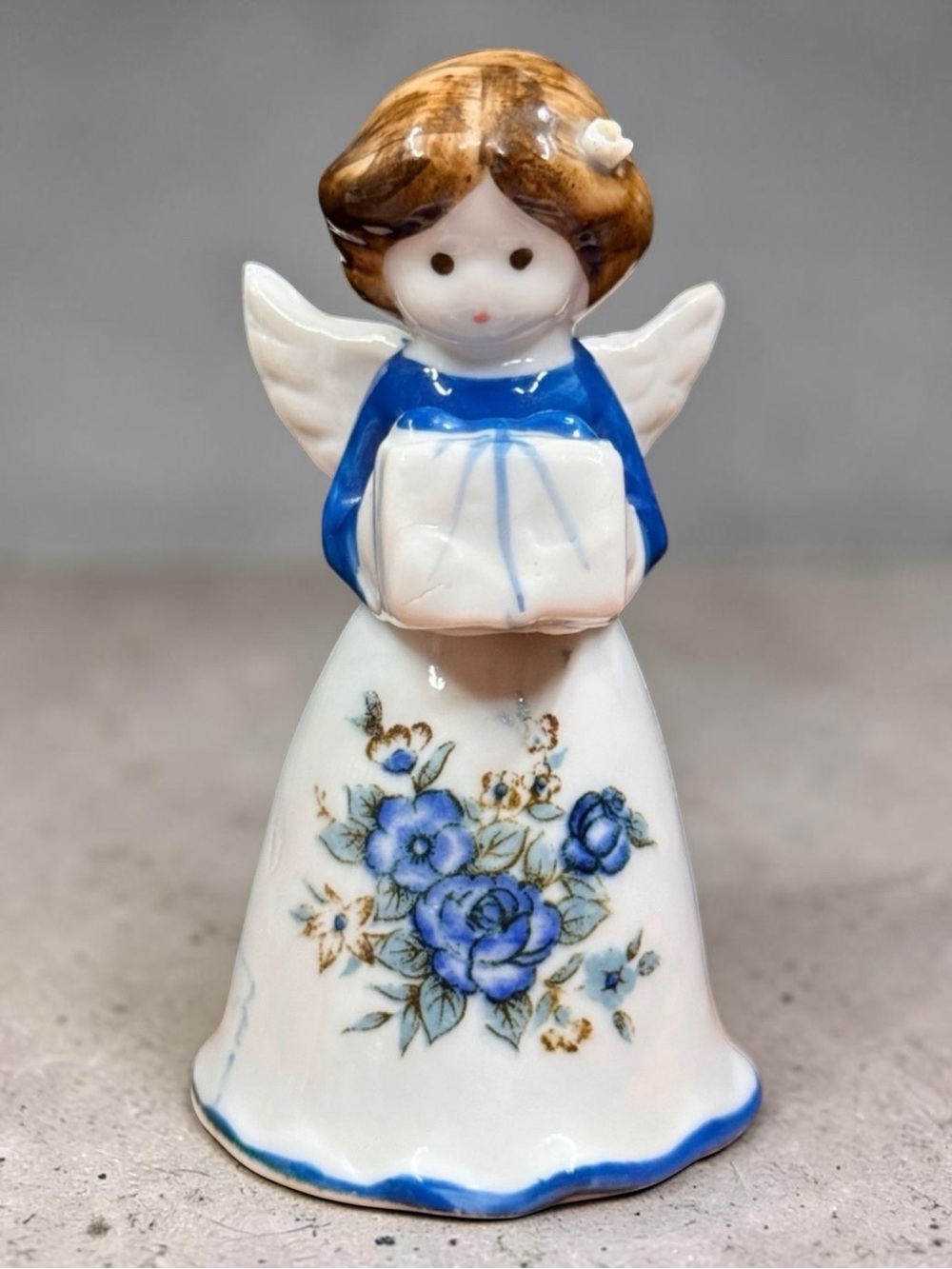 Angel with Gift Bell